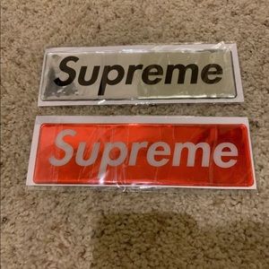 Supreme FW2017 Plastic Box Logo Stickers